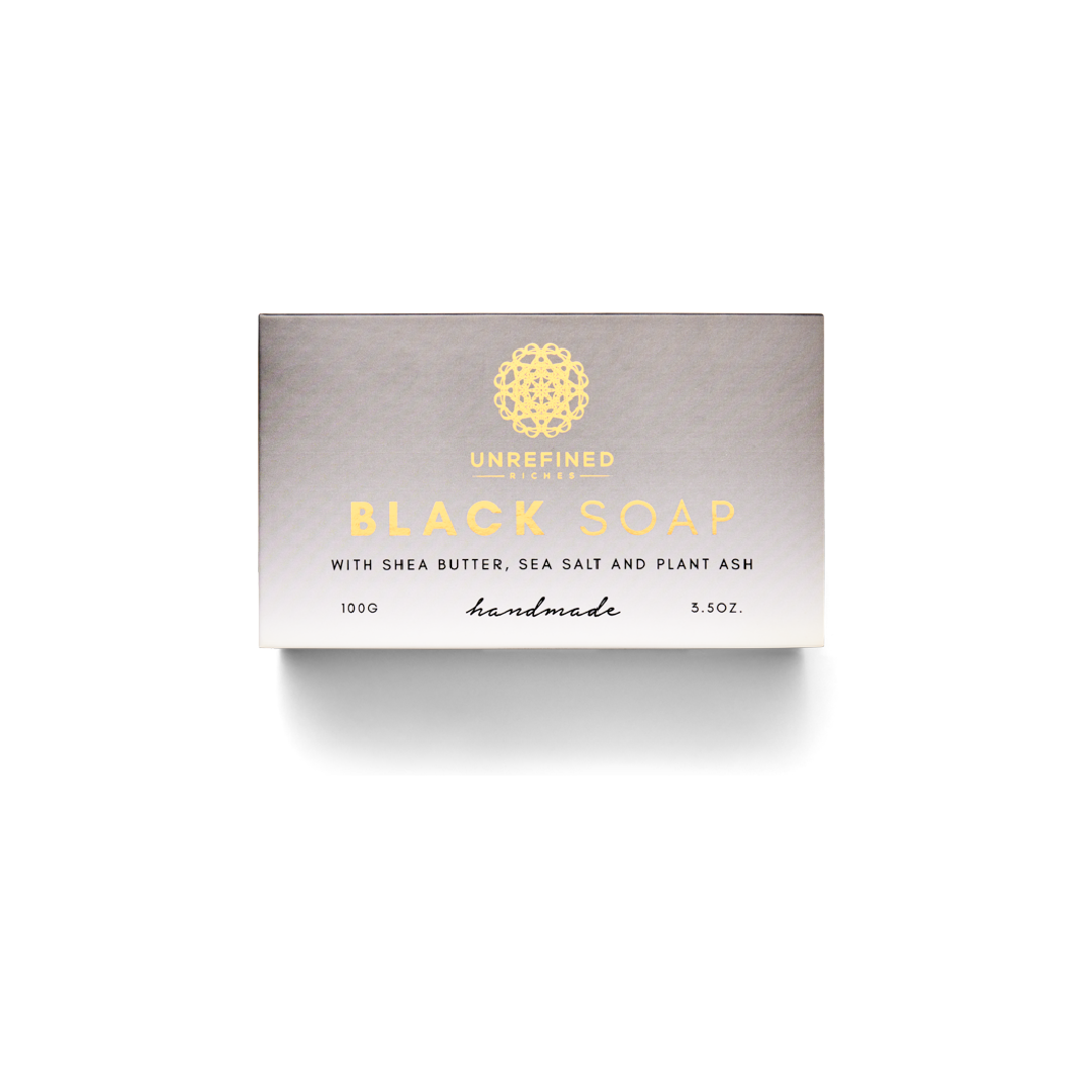 BLACK SOAP - afrikanische schwarze Seife - Unrefined Riches